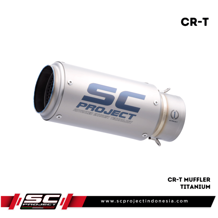 CR-T Muffler, titanium