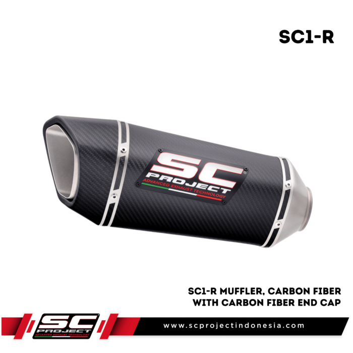 SC1-R Muffler, Carbon fiber