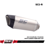SC1-R Muffler, titanium